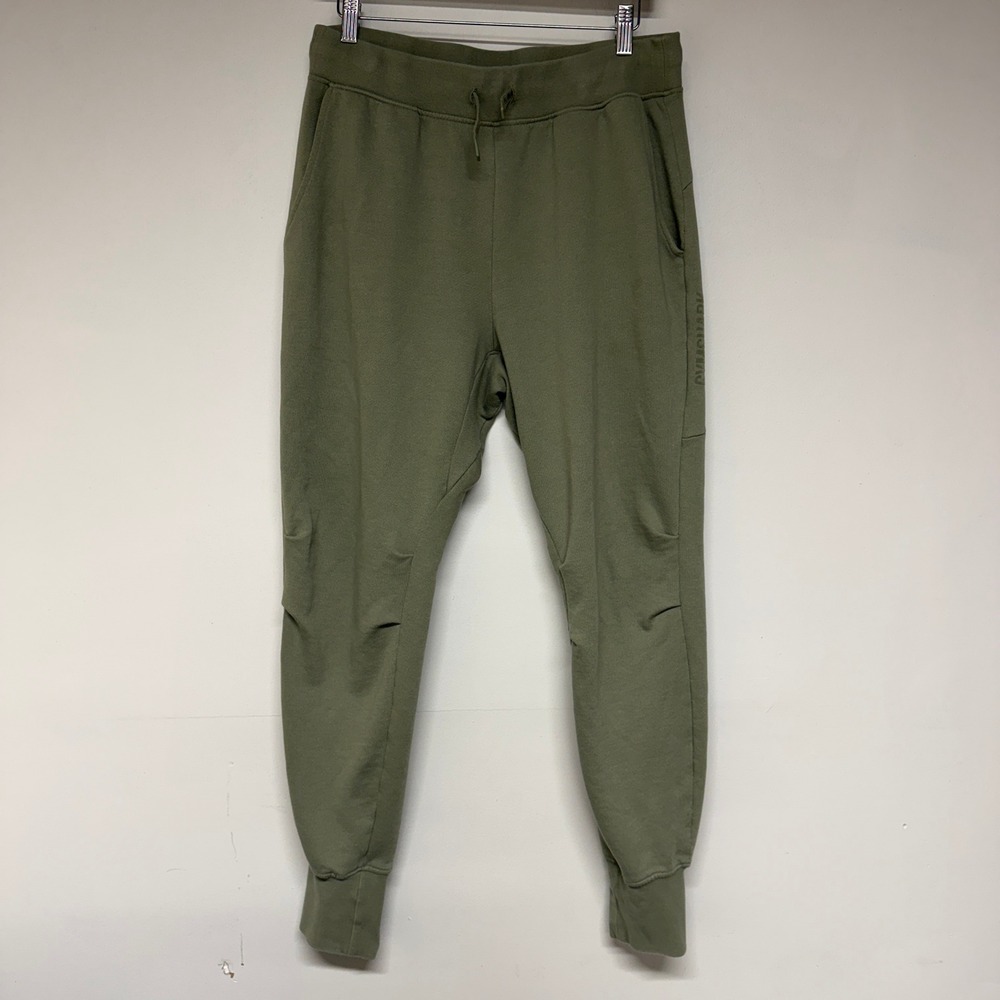 Gymshark Mens Sage Green Joggers Sweatpants Size L Performance Athletic